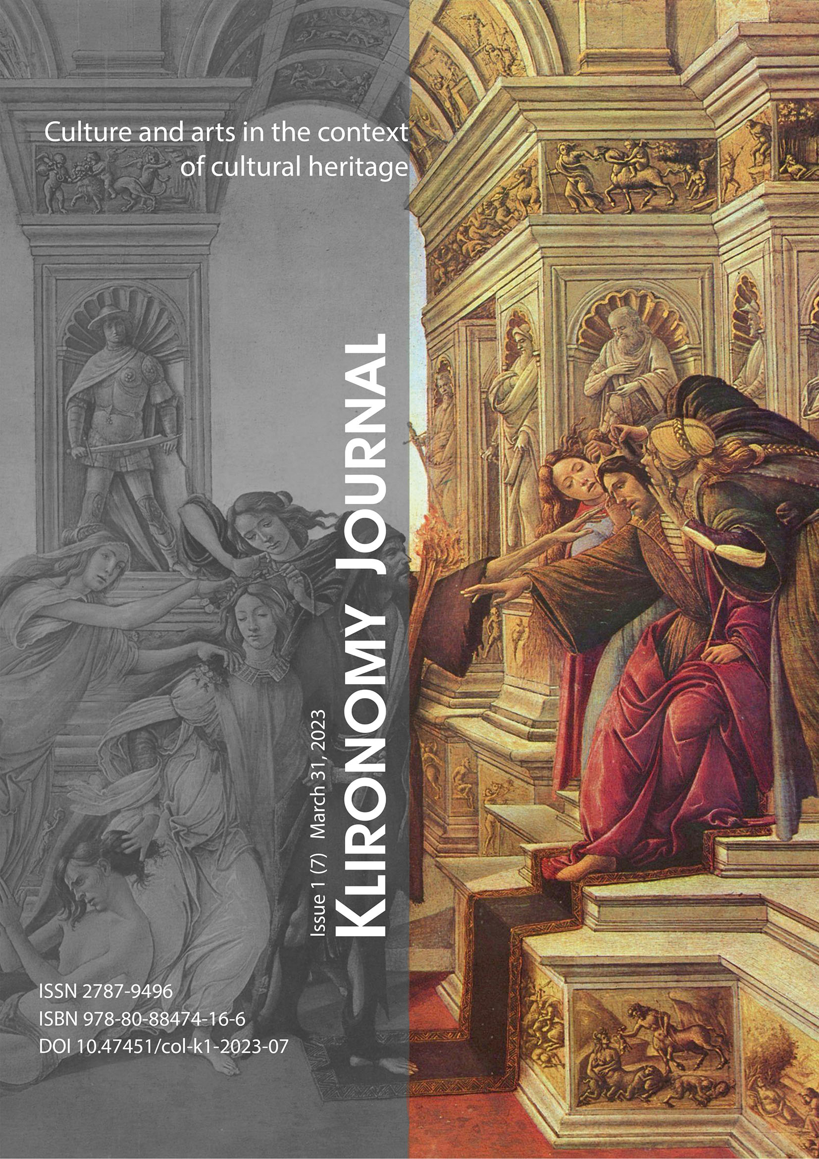 Culture and Arts in the Context of Cultural Heritage. Klironomy, 7 (2023)