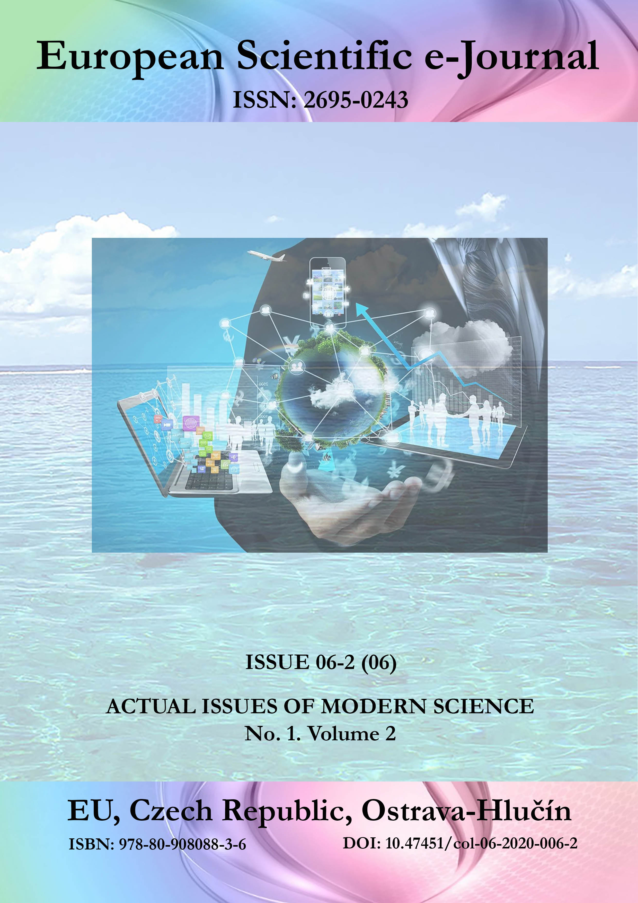 Actual Issues of Modern Science. European Scientific e-Journal, 6(2). Hlučín, 2020